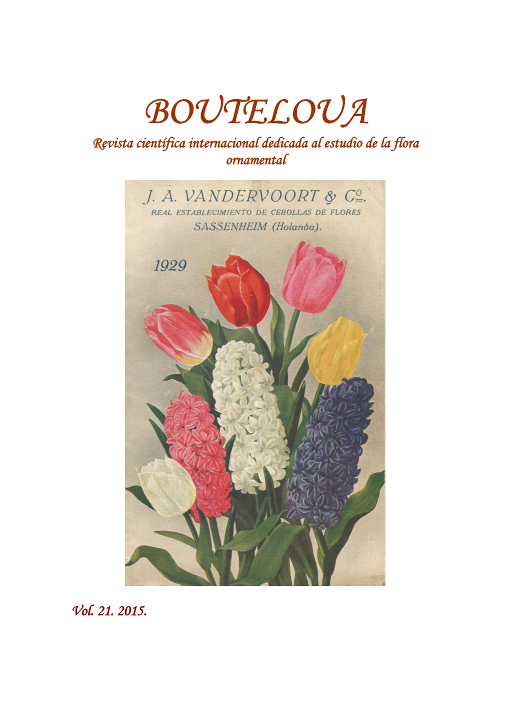 BOUTELOUA, Vol. 20