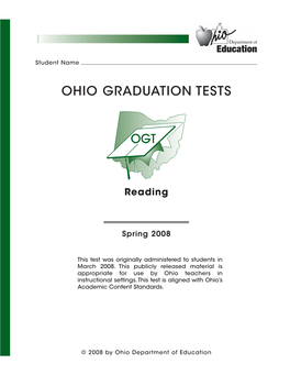 Ohio Graduation Tests