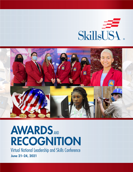Skillsusa Awards and Recognition Book 2021