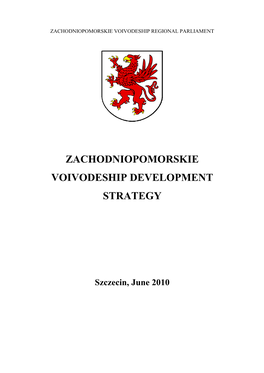 Zachodniopomorskie Voivodeship Development Strategy