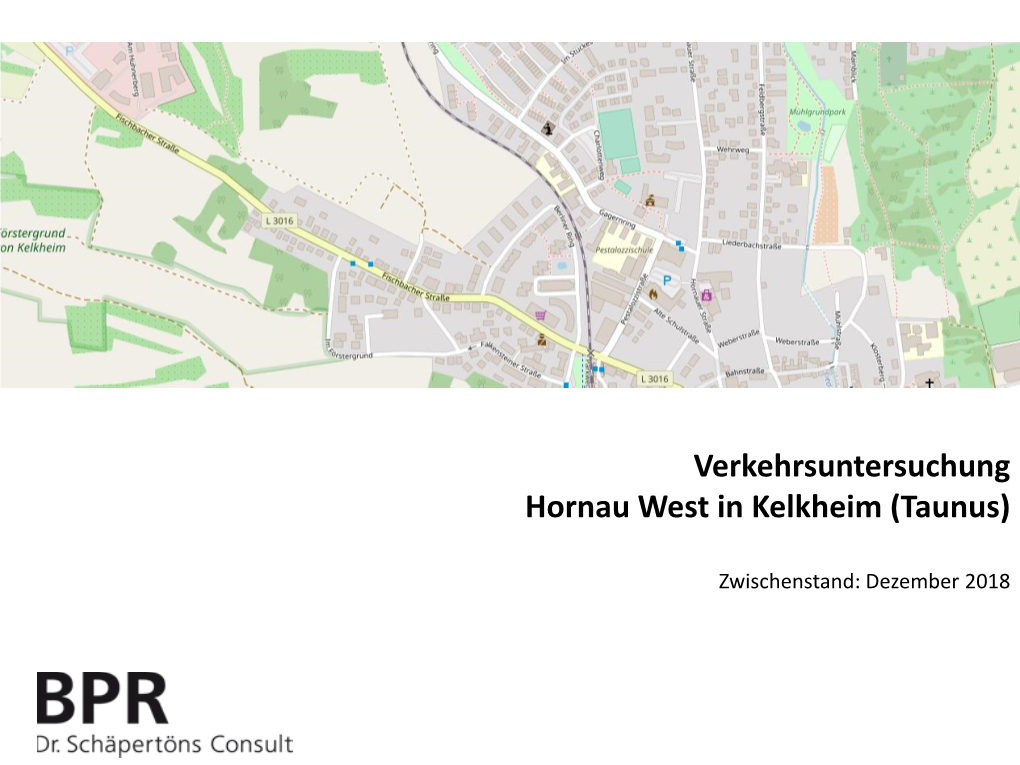 Verkehrsuntersuchung Hornau West in Kelkheim (Taunus)