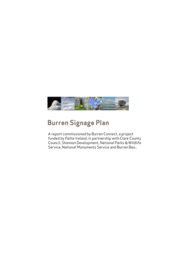Burren Signage Plan