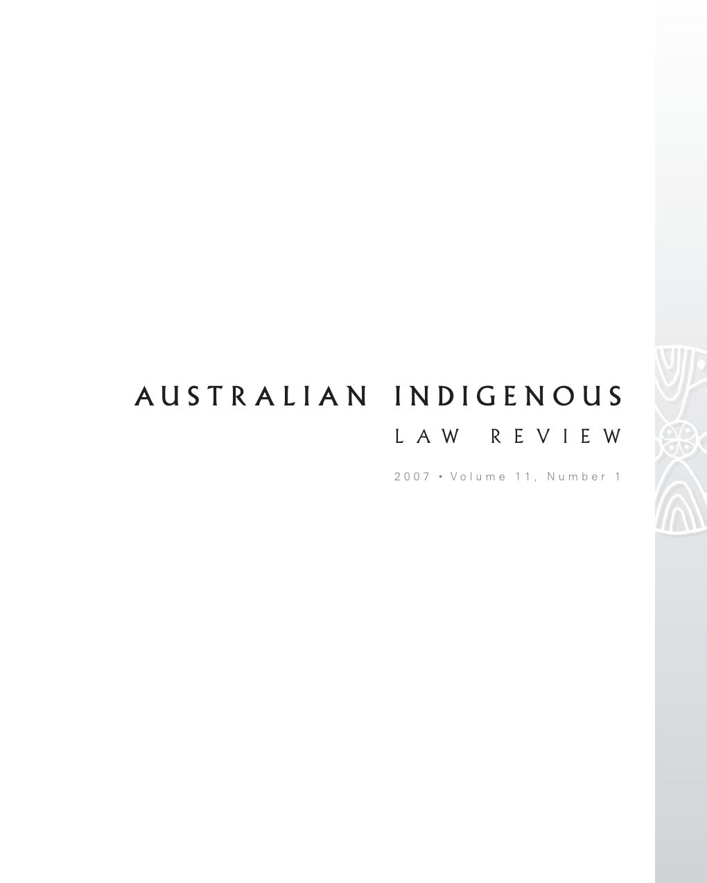 Australian Indigenous Law Themselves and Their Communities