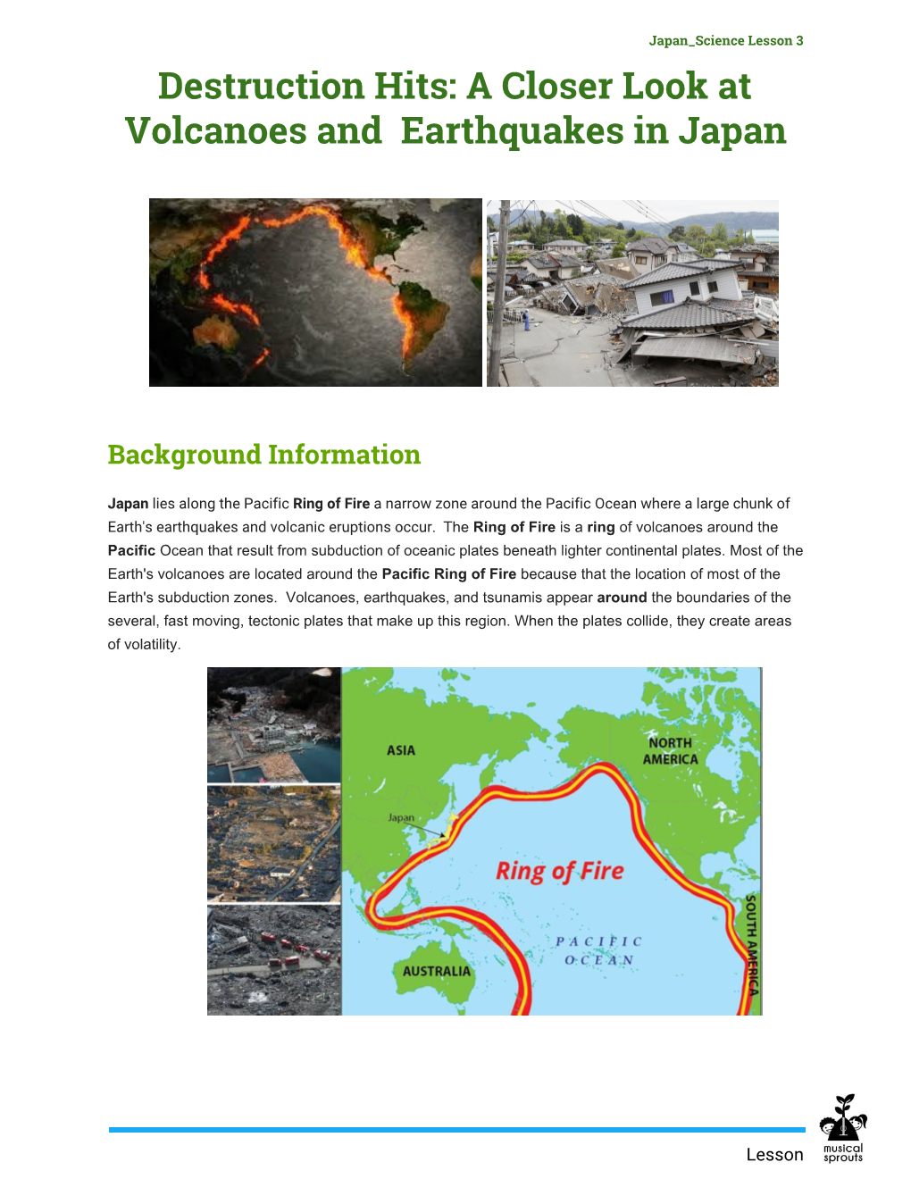 Destruction Hits: a Closer Look at Volcanoes and Earthquakes in Japan