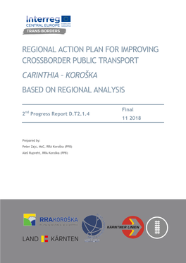 Regional Action Plan for Improving Cross-Border PT Carinthia
