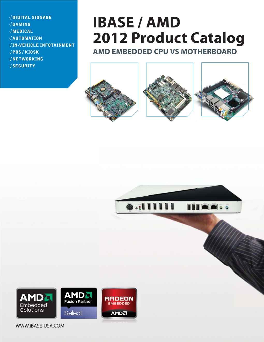 IBASE / AMD 2012 Product Catalog