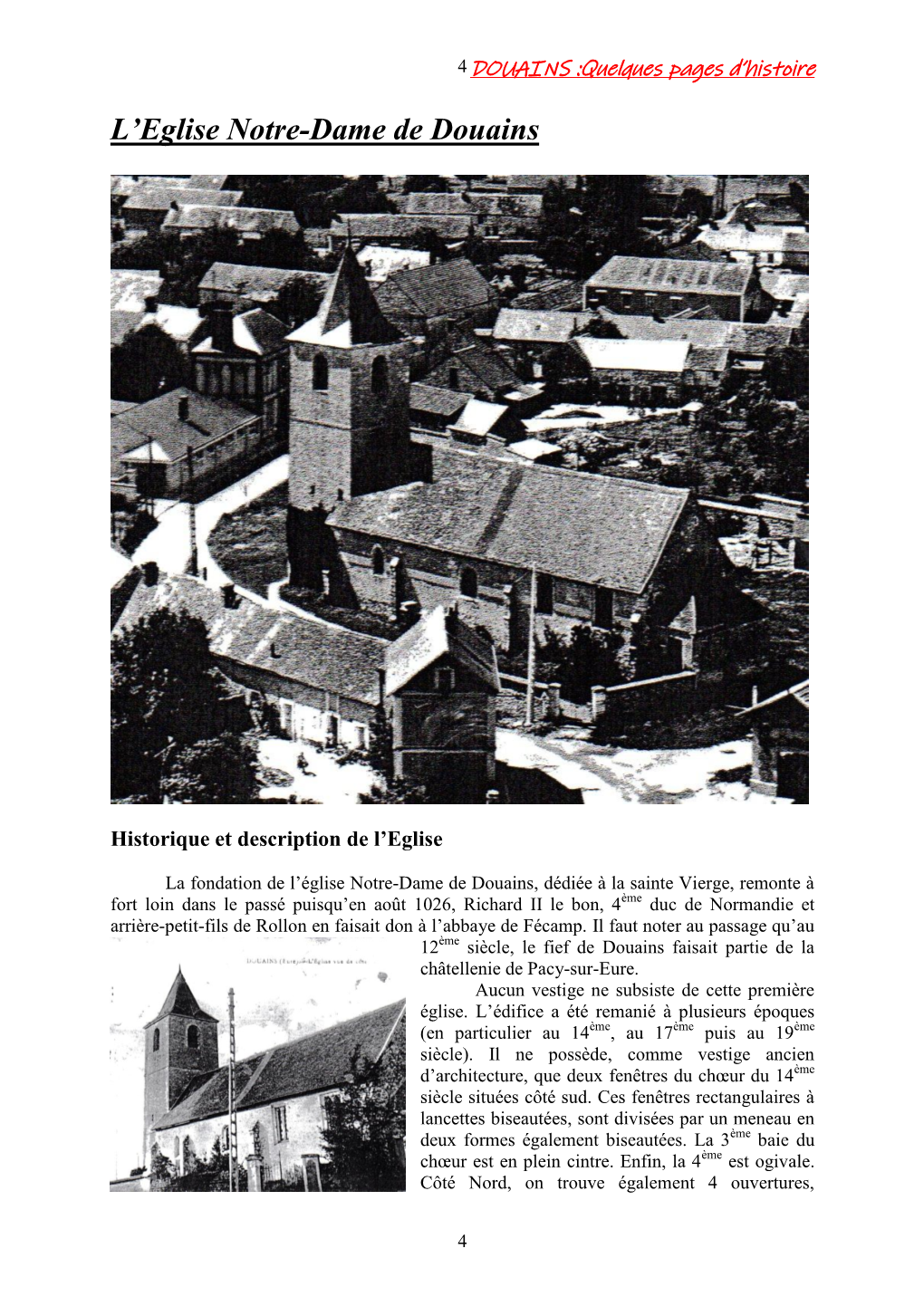 L'eglise Notre-Dame De Douains