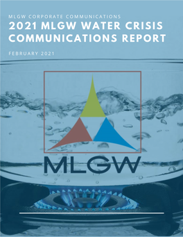 2021 Water Crisis Communications Report