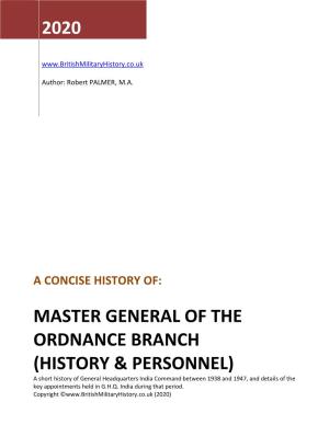 G.H.Q. India Branch of the Master