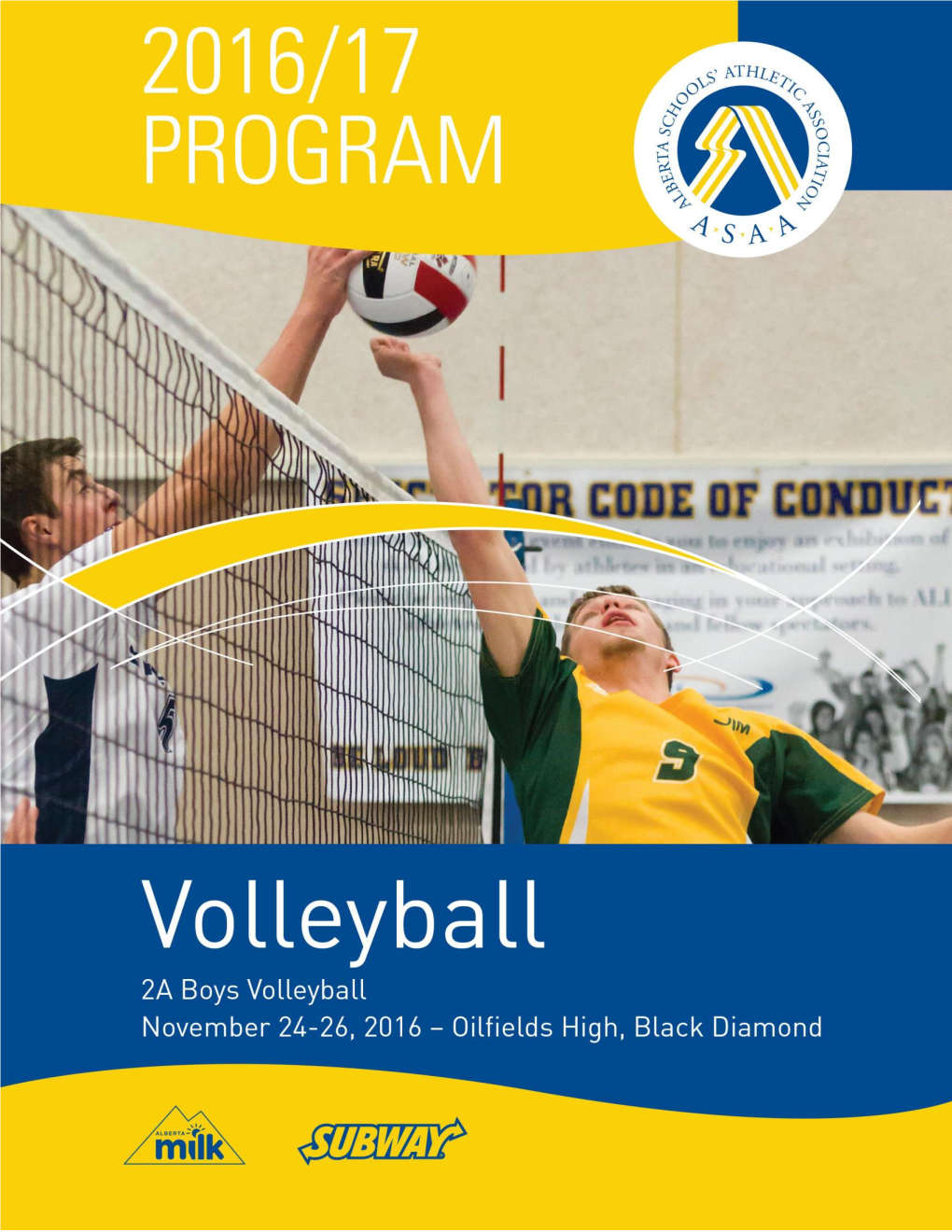 Oilfields 2A Boys Volleyball Provincial Program