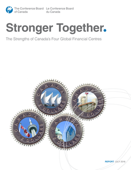 The Strengths of Canada's Four Global Financial Centres