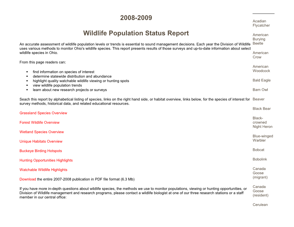 ODNR Home News Common Sense Regulatory Policy Privacy Statement Contact ODNR