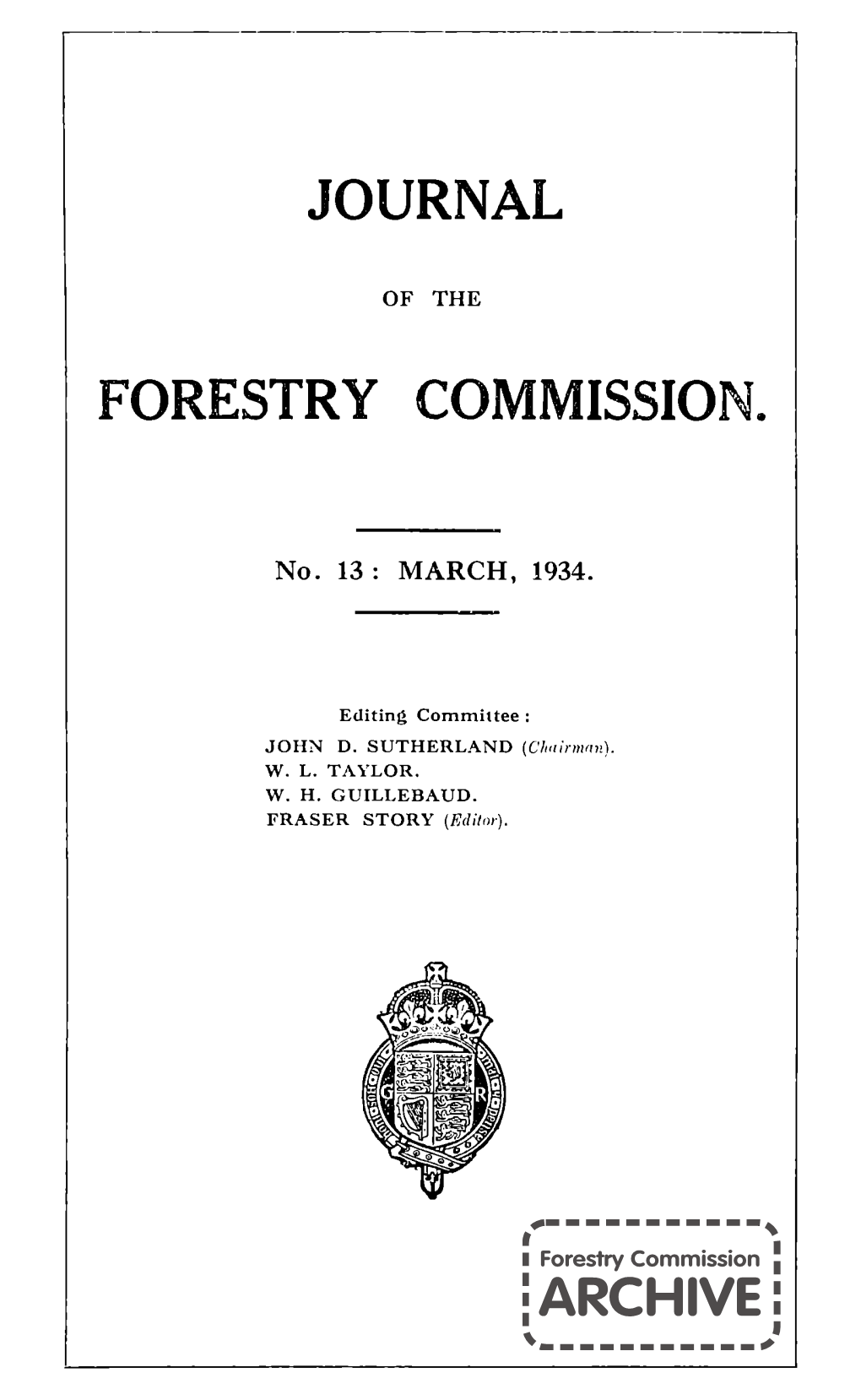 Forestry Commission Journal