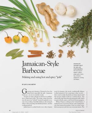 Jamaican-Style Barbecue G