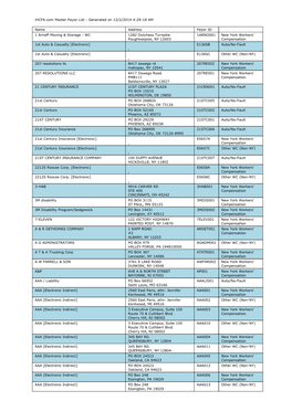 Ihcfa.Com Master Payor List - Generated on 12/2/2014 4:29:18 AM