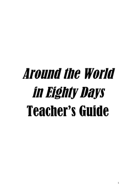 Around the World in Eighty Days Teacher’S Guide