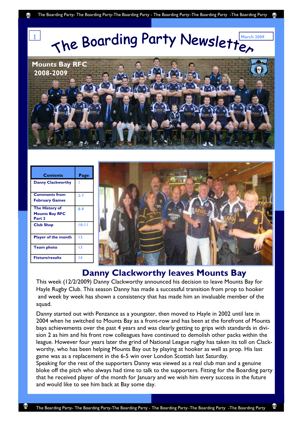 Mbay Newsletter March 2009