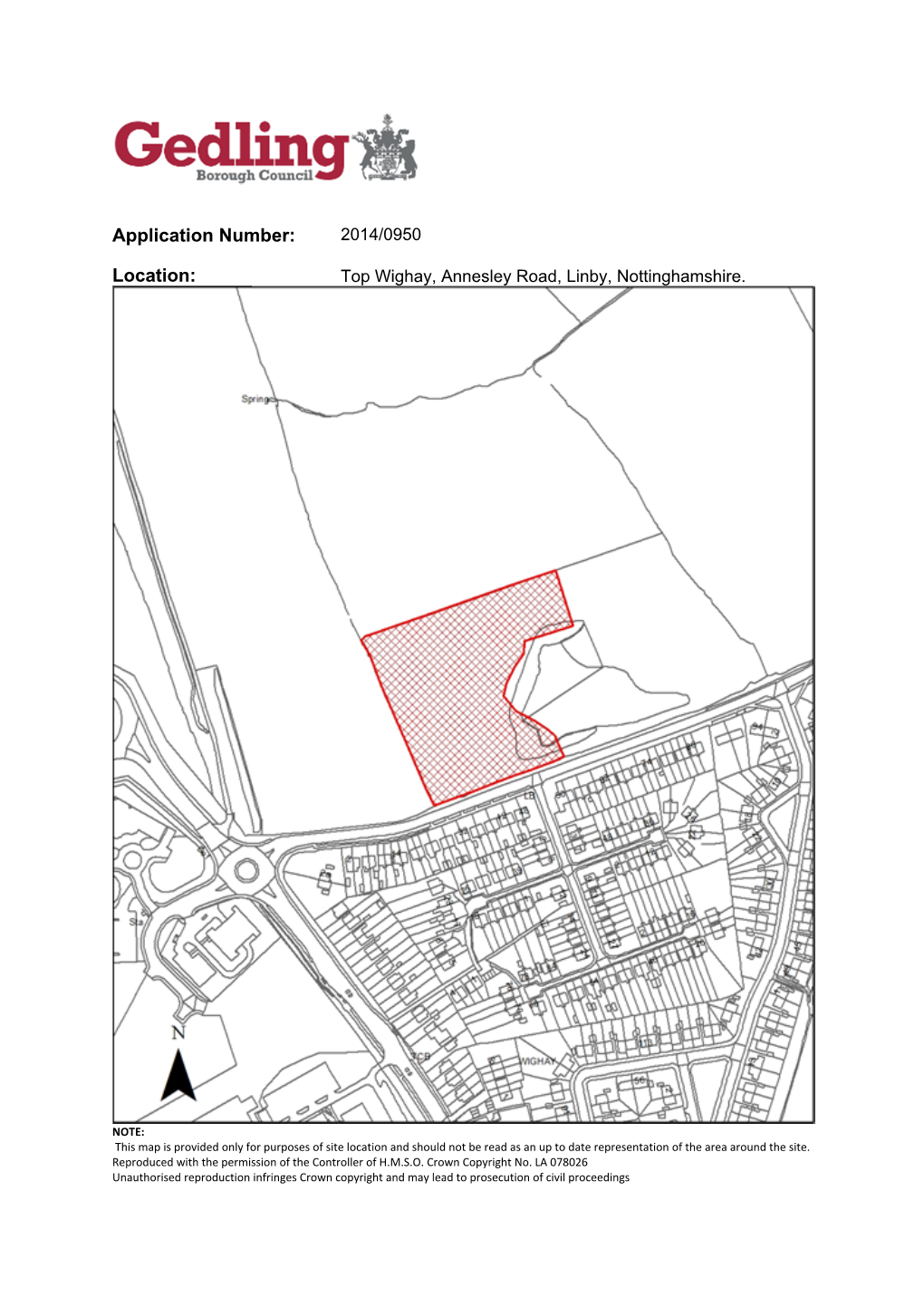 Application No. 2015/0950- Top Wighay, Annesley Road, Linby PDF 633 KB