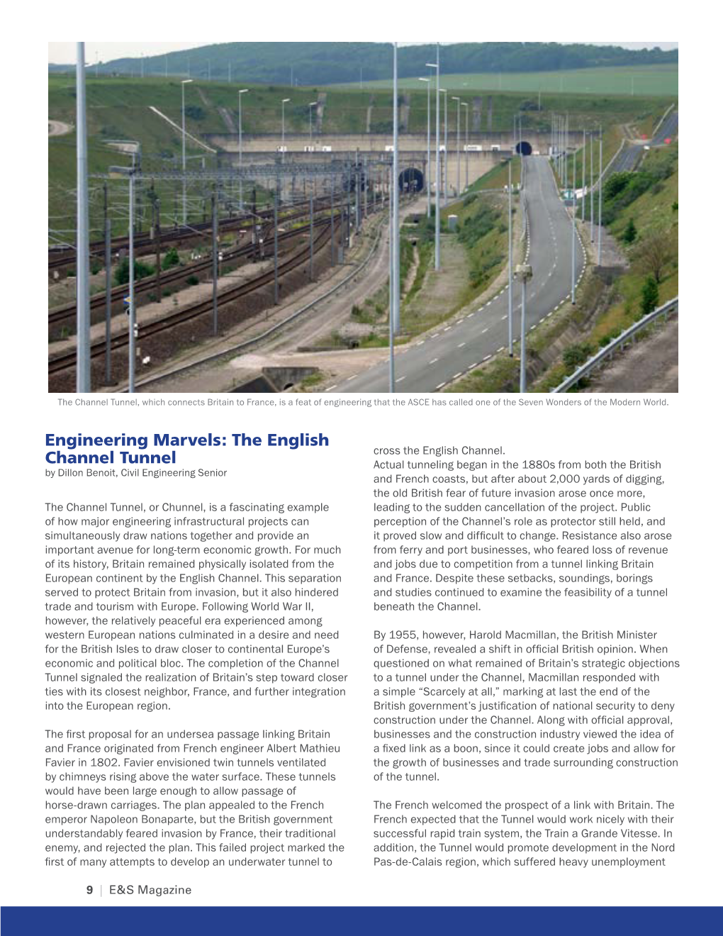 Engineering Marvels: the English Channel Tunnel