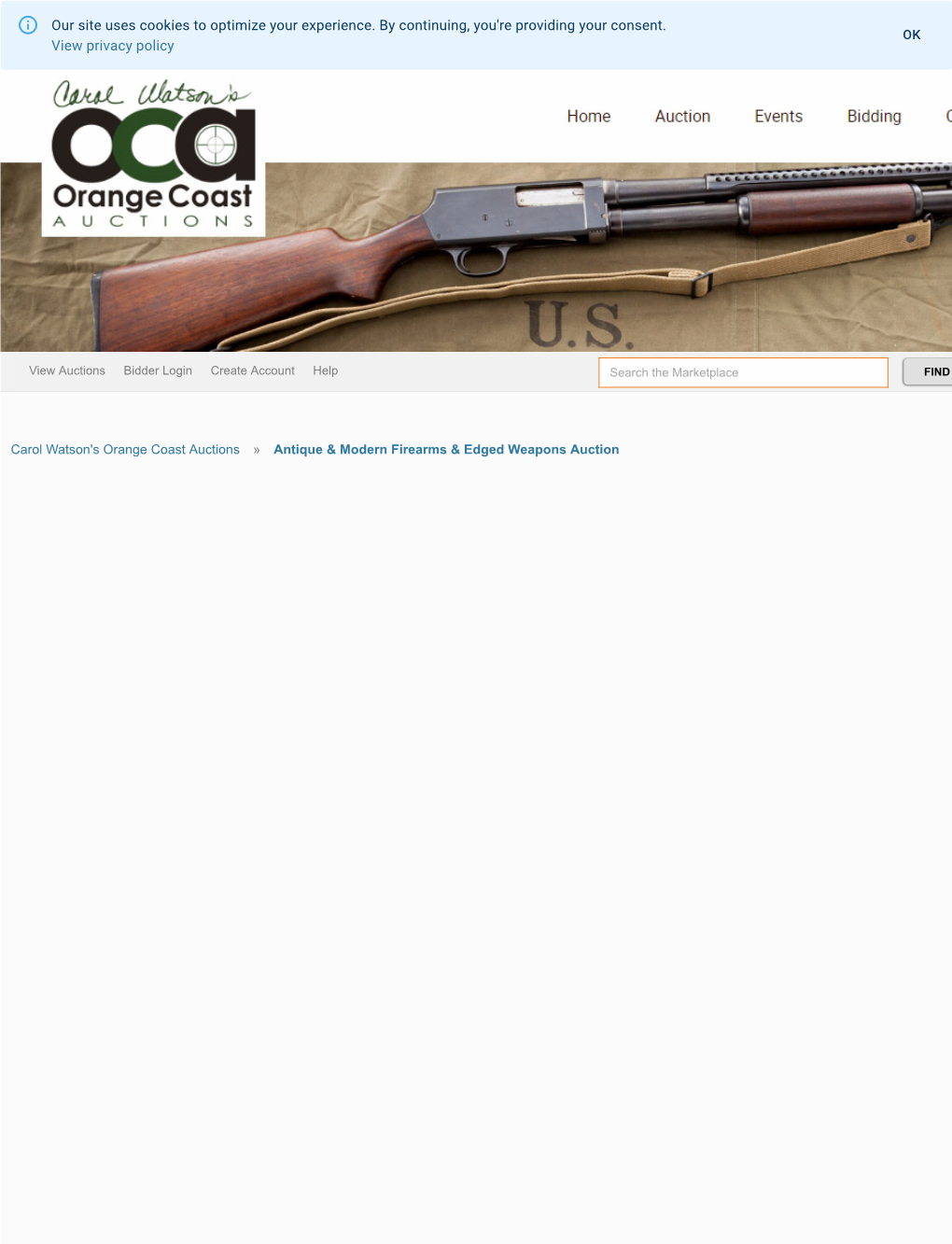 Antique & Modern Firearms & Edged Weapons Auction