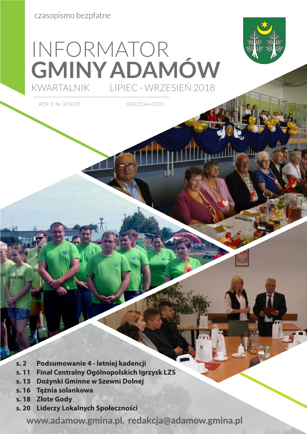 Gminy Adamów Kwartalnik Lipiec - Wrzesień 2018