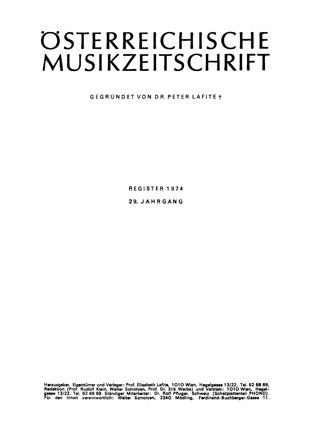 Österreichische Musikzeitschrift