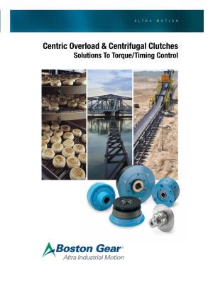 Centric Overload & Centrifugal Clutches