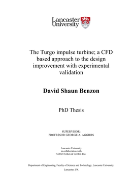 The Turgo Impulse Turbine; a CFD Based Approach to the Design Improvement with Experimental Validation