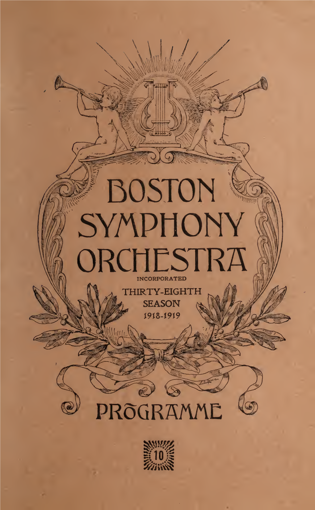 Boston Symphony Orchestra Programme of the Tenth Afternoon