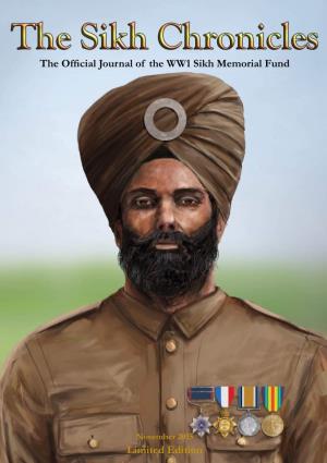 The Official Journal of the WW1 Sikh Memorial Fund Limited Edition