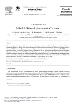 MID-IR LED-Based, Photoacoustic CO2 Sensor