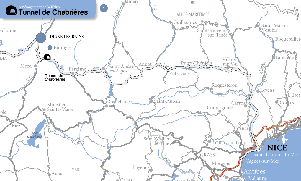 Aménagement De La RN85 Tunnel De Chabrières Z