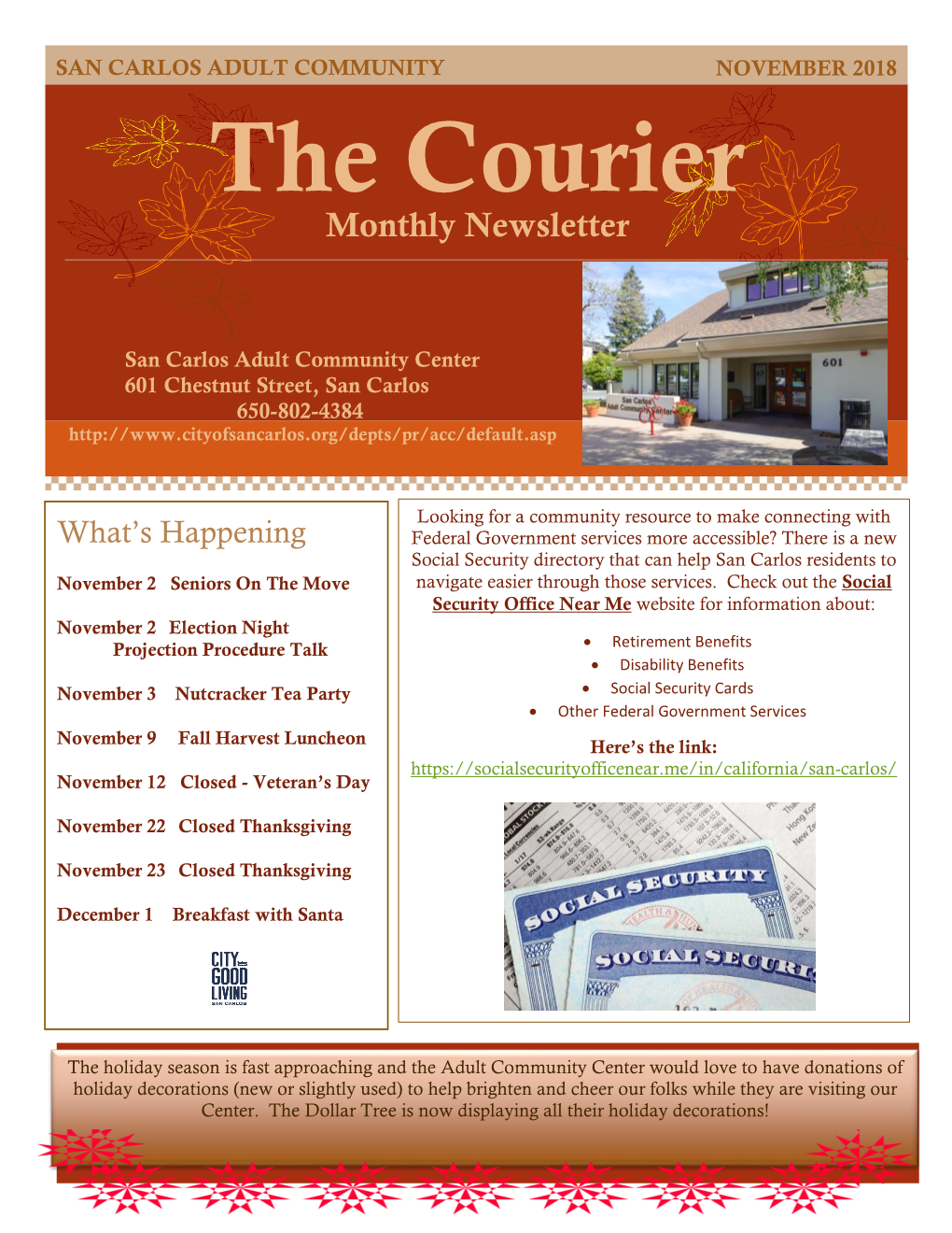 The Courier Monthly Newsletter