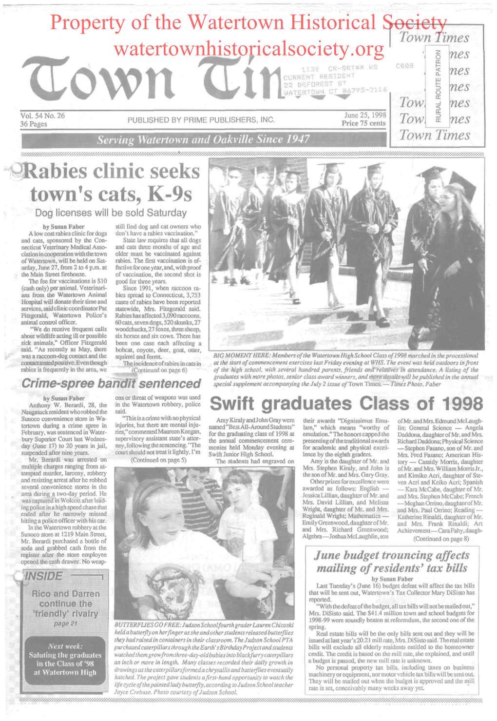 Rabies Clinic Seeks Town's Cats, K-9S