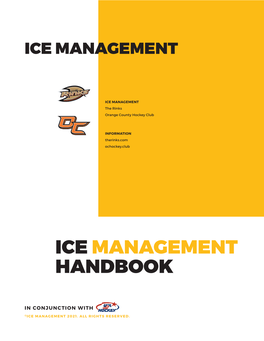 Ice Management Handbook