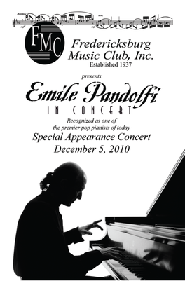 Emile Pandolfi Concert