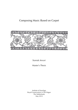 Composing Music Based on Carpet Design