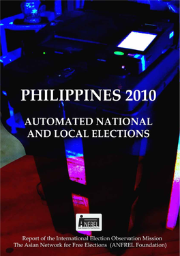 Philippines: Final Report, General Elections, ANFREL