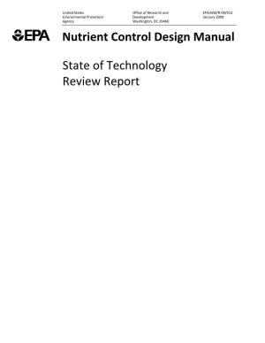 Nutrient Control Design Manual: State of Technology Review Report,” Were