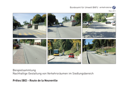 Lbeispielsammlung Nachhaltige Gestaltung Von Verkehrsräumen Im Siedlungsbereich: Prêles (BE)