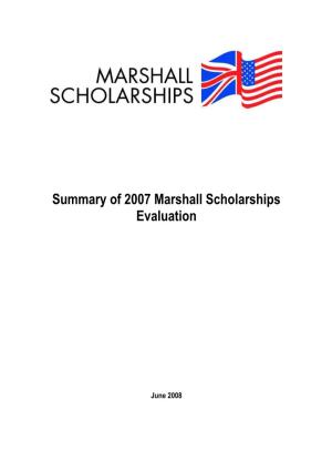 2007 Alumni Survey Summary