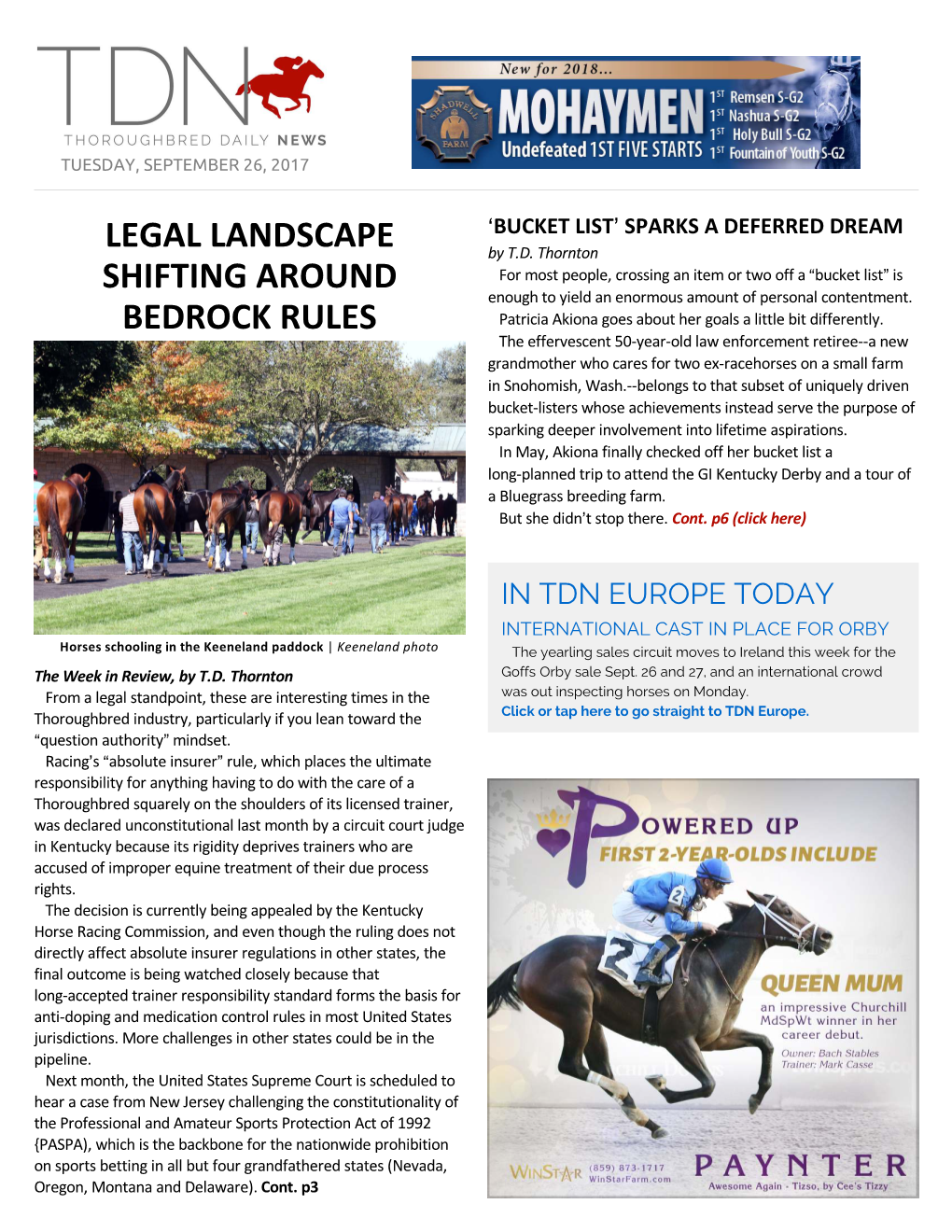 Legal Landscape Shifting Around Bedrock Rules