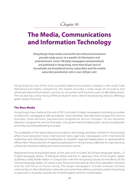 The Media, Communications and Information Technology