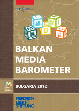 Balkan Media Barometer : Bulgaria 2012