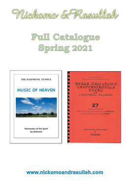 Full Catalogue Spring 2021