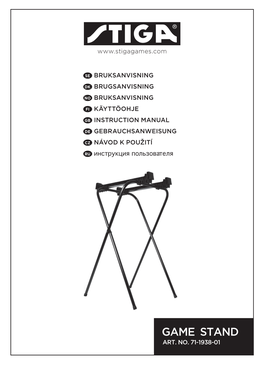 Game Stand Manual