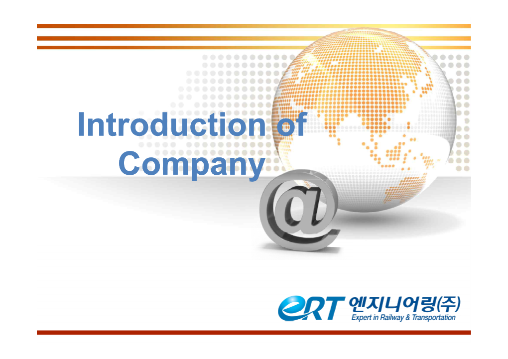 Introduction of Company Introduction of Company