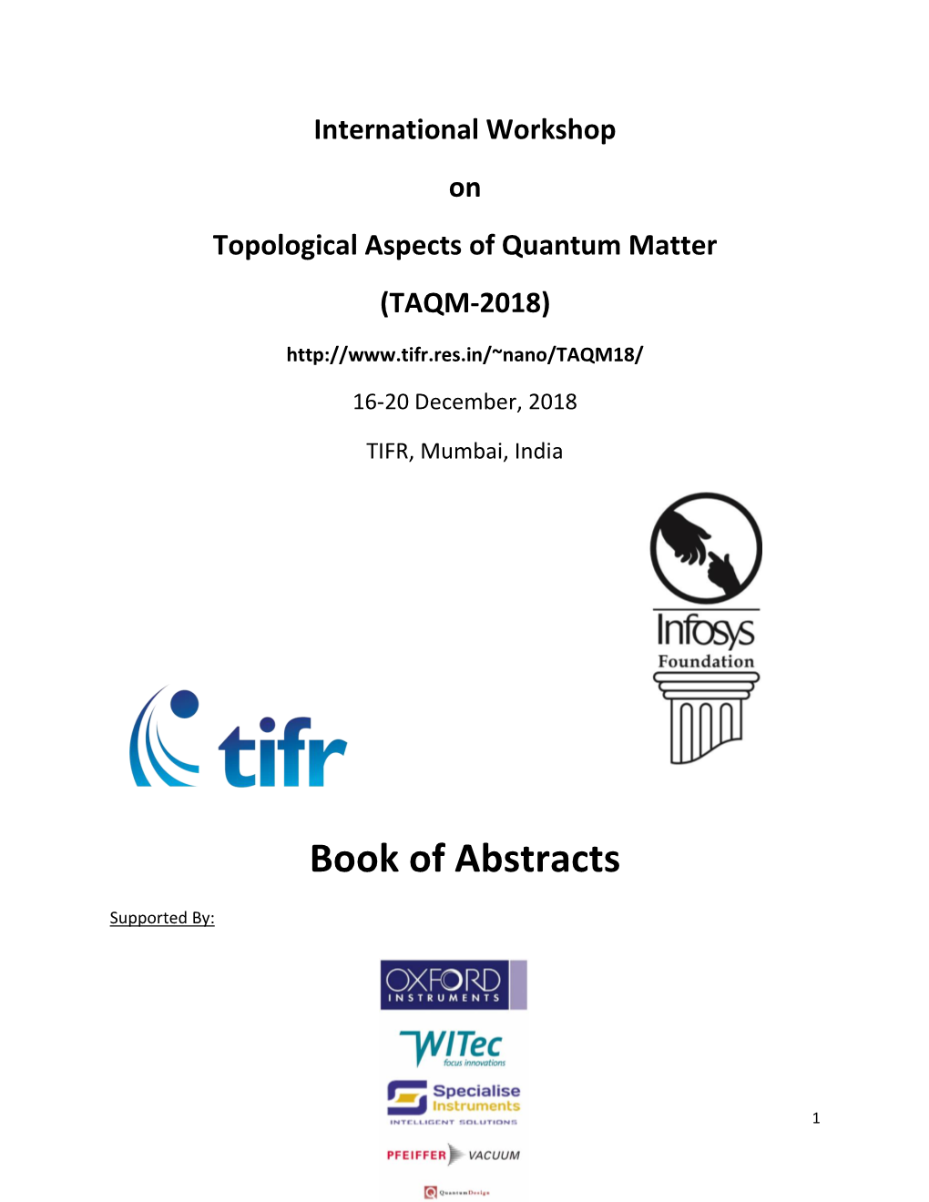 Book of Abstracts