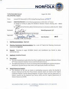 Ph-2 Change of Zoning and Conditional Use Permit