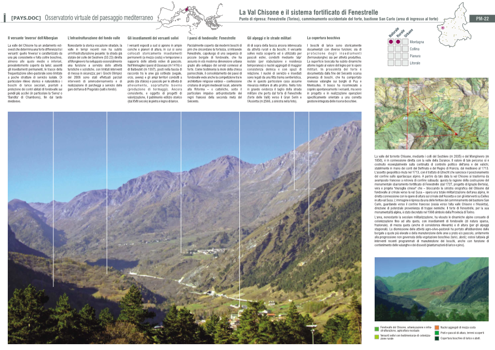 PM-22 La Val Chisone E Il Sistema Fortificato Di Fenestrelle.Cdr